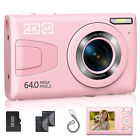 4K Auto Focus Vlogging Camera 64Mp Digital Camera 18X Digital Zoom for Kid 32G