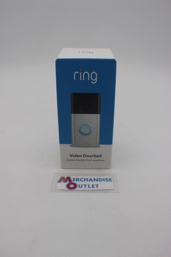 Ring 1080p Wireless Video Doorbell - Satin Nickel
