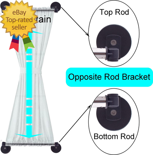 Type a 16-28" Strong Magnetic Curtain Rod Magnetic Sash Rod Magnetic Teacher - Picture 5 of 9