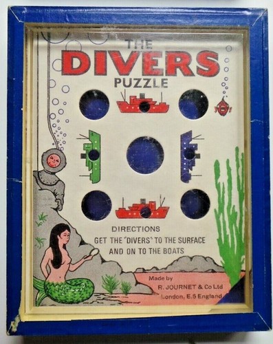Vintage Toy Games R J Series of Popular Puzzles by R Journet London Skill Needed - Picture 54 of 61