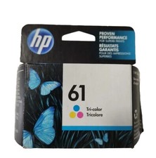 NEW Genuine HP 61 Tri-Color Ink Cartridges Exp May 2023