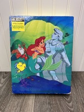 VINTAGE GOLDEN WALT DISNEY LITTLE MERMAID 200 PC PUZZLE 