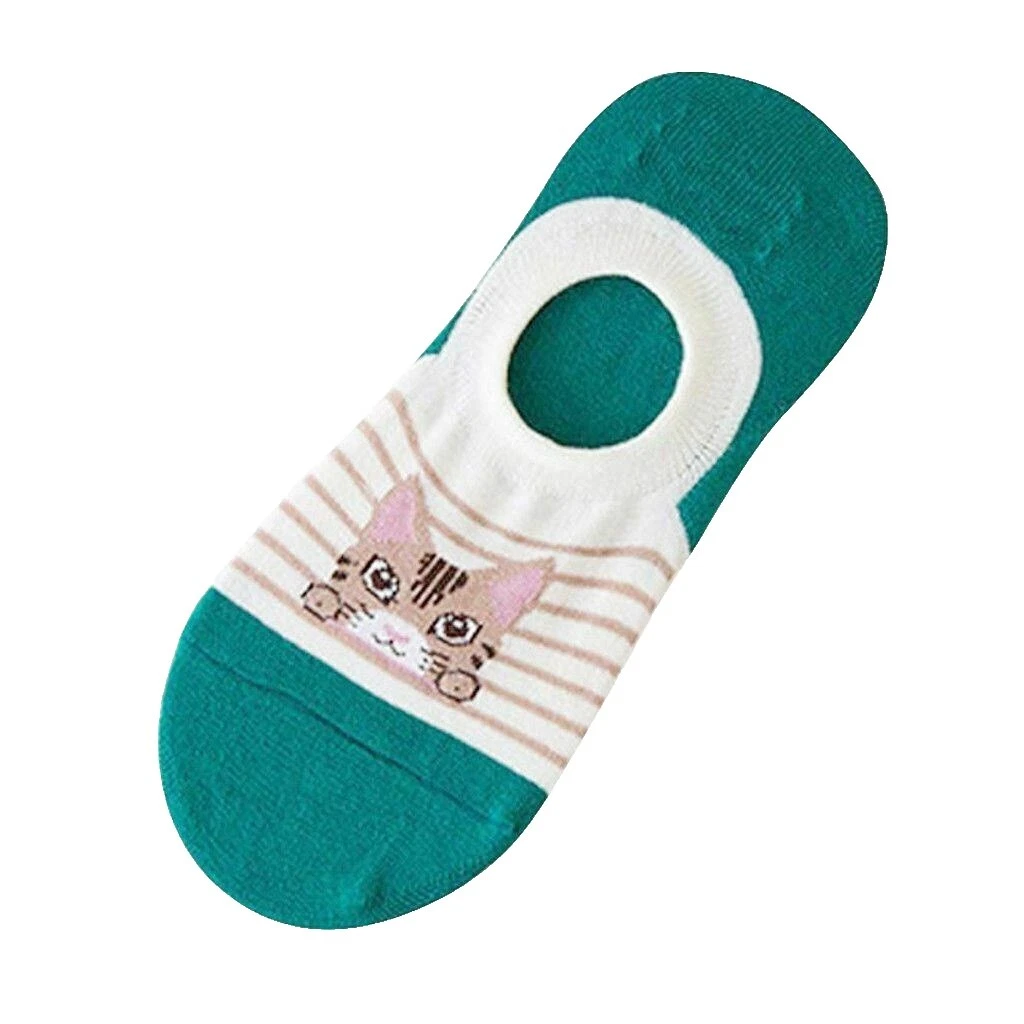 Animal print Tobillo Calcetines de Algodón 100% para De mujer