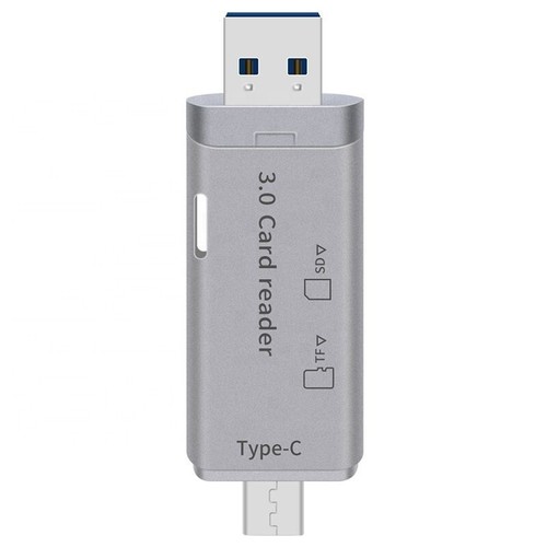 Micro SD Card Reader Adapter to USB 3.0 Type C/Micro USB/USB A Converter Macbook - Picture 3 of 9