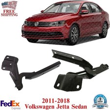 Set Of 2 Hood Hinges Left & Right Side For 2011-2018 Volkswagen Jetta Sedan