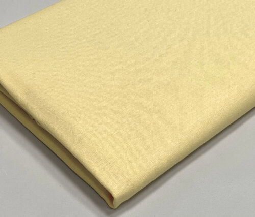 Cotton Fabric Plain Dress Material Lining Quilting Sheeting Clothing 60" Wide - Picture 5 of 31
