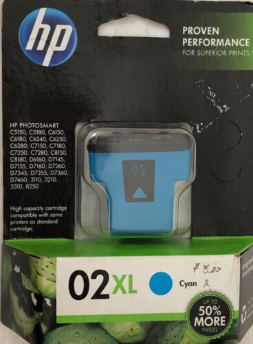 HP 02XL Cyan Ink Cartridge