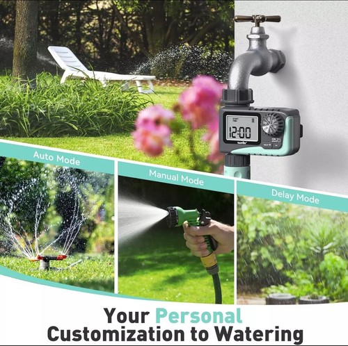 RAINPOINT Sprinkler Timer Outdoor, Water Timer for Garden Hose Faucet Timer, Pro - Picture 2 of 10