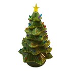 Mr. Christmas Green Ceramic Christmas Tree LED Lights 16 Inch READ!