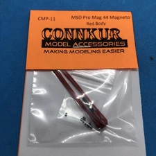 1:25 Scale Pre-Wired MSD PRO MAG 44 Magneto Red Body Red Wires LBR Model Parts