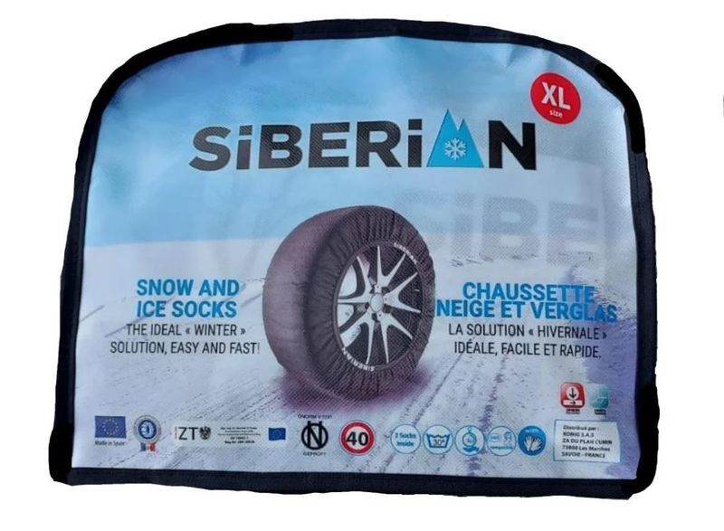 Chaussette Pneus Chaussette À Neige Pour Roue ADAPTÉ AU Pneu 175/55R15 Avec Jante 15 (17141) Paire DE Chaussettes À Neige Pour Routes VERGLACÉES Pour Voitures (2 PIÈCES) HOMOLOGUES Chaussette Neige Pneu - 9