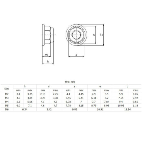M4/M5 ANODIZED ALUMINIUM ALLOY NYLON INSERT SELF LOCK NUTS HEX FLANGED NUTS - Picture 2 of 4