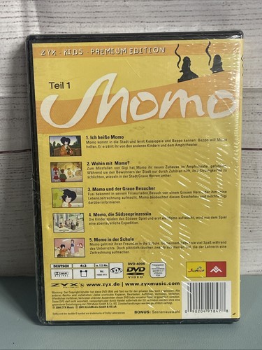MOMO TEIL 1 / FOLGE 1-5 / DVD PREMIUM EDITION CA.125 MINUTEN ZYX KIDS JUNIOR NEU - Bild 2 von 4