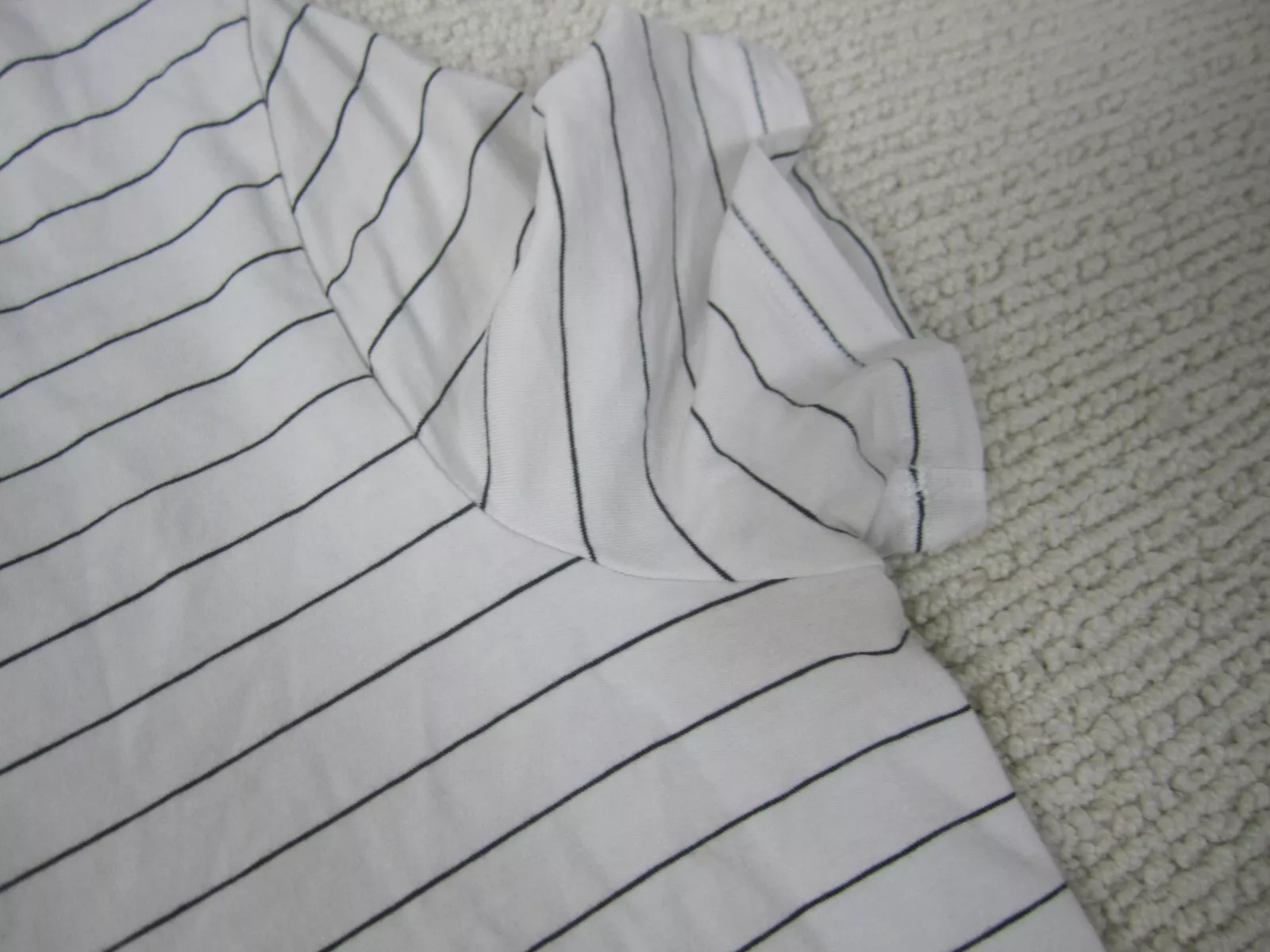 lululemon athleisure crew neck run running striped shirt