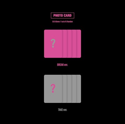 WOO!AH! 2nd Mini Album [UNFRAMED] BREAK Ver. CD+80p Book+P
