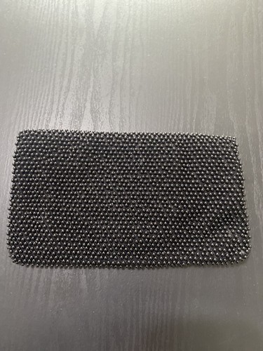 Vintage Black Bag By Debbie John Wind Imports Japan Clutch Beaded Evening Bag - Picture 2 of 7