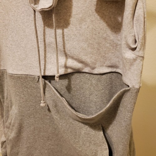Stillkönigin Pullover Sweatshirt Large Umstandsmode Stillen Colorblock Reißverschluss - Bild 11 von 15
