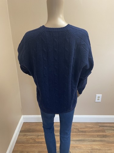 Men's BROOKS BROTHERS 100% lambswool cable knit sweater - Picture 3 of 4