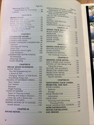 Kodak Home Movies Made Easy Book 1974 Vintage - Picture 3 of 3
