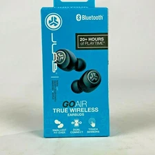 JLab Audio EBGOAIRRBLK82 Go Air True Wireless Earbuds Black 112520 New Sealed 