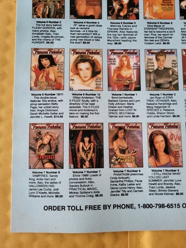 Femme Fatales 1992 CFQ Media, Many available, Pick yours. Excellent condition! - Picture 482 of 698