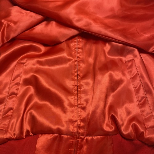 Vintage Alabama on Tour Jacket Mens L rodeo Red Satin 1983 band concert bomber - Picture 4 of 10