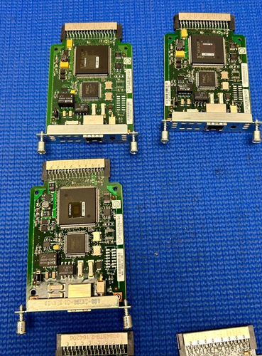 Cisco (2) HWIC-16A VO2 (&) (3) HWIC-1DSU-T1 (TOTAL 5 CARDS) - Picture 3 of 8