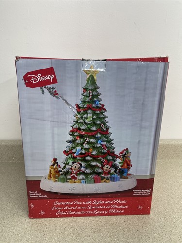 Luces y música para árbol de Navidad 2023 base giratoria de vacaciones de Disney Mickey & Friends - Imagen 5 de 6