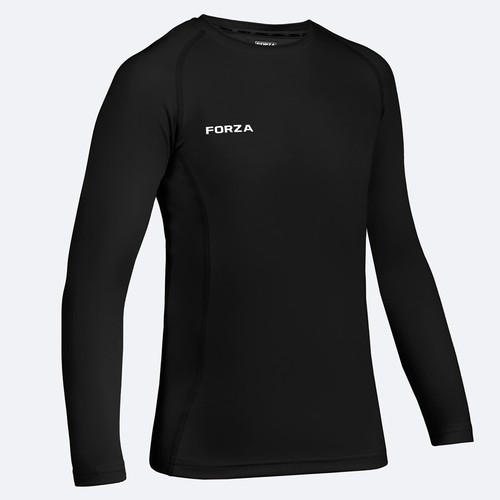 FORZA Junior Boys’ Base Layer Long Sleeve Top | Compression Undershirt - Picture 17 of 56