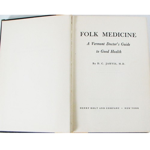 Folk Medicine Vermont Doctor's Guide To Good Health DC Jarvis, MD 1958 Hardcover - Picture 8 of 8