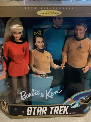 Vintage 1996 Barbie And Ken Star Trek 30th Anniversary Collector Edition 15006