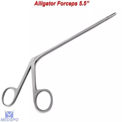 Alligator Pinzette HNO Chirurgisches Ohr Wellenschliff Orthopädische Laborinstrumente - Bild 2 von 5