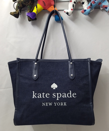 Bolso de Mano Kate Spade New York Azul Denim Doble Asas - Imagen 7 de 15