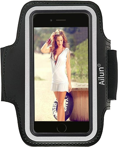 6.5" Reflective Water Resistant Sports Armband Phone/Key Holder - NEW - UK STOCK - Zdjęcie 3 z 4