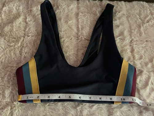 Women’s SMARTWOOL Steel Blue Stripe Bra size XS - Picture 5 of 5