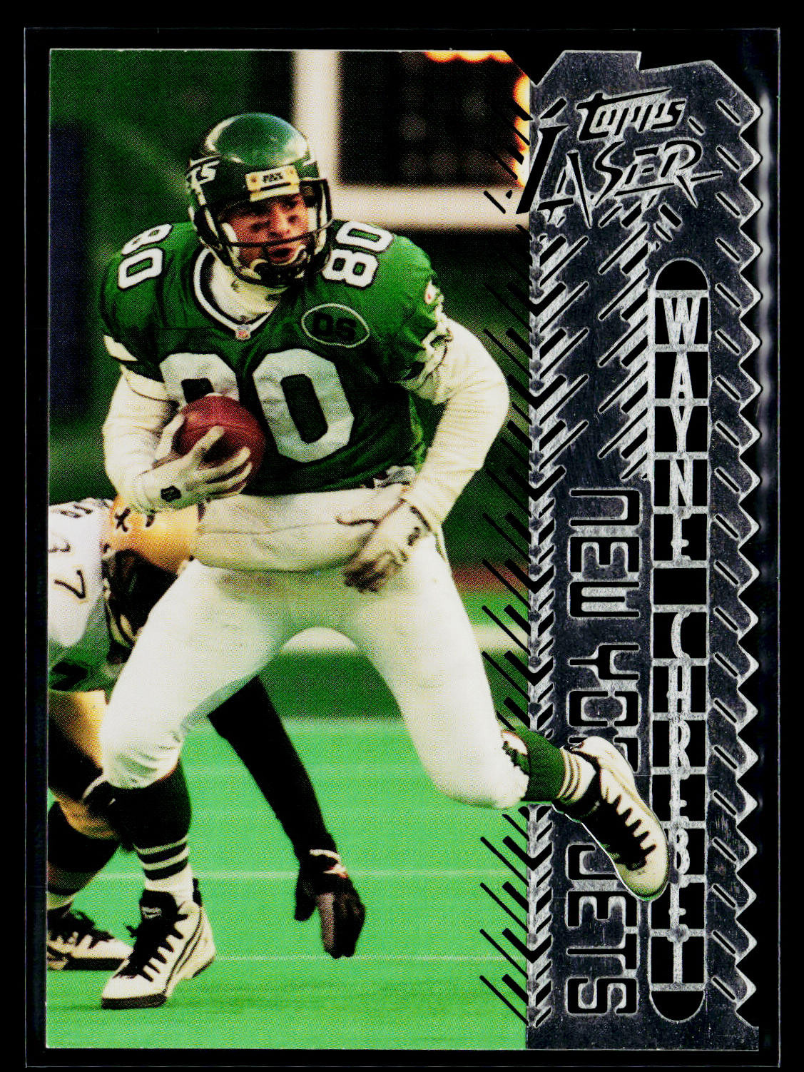 Wayne Chrebet 1996 Topps Laser #62 New York Jets
