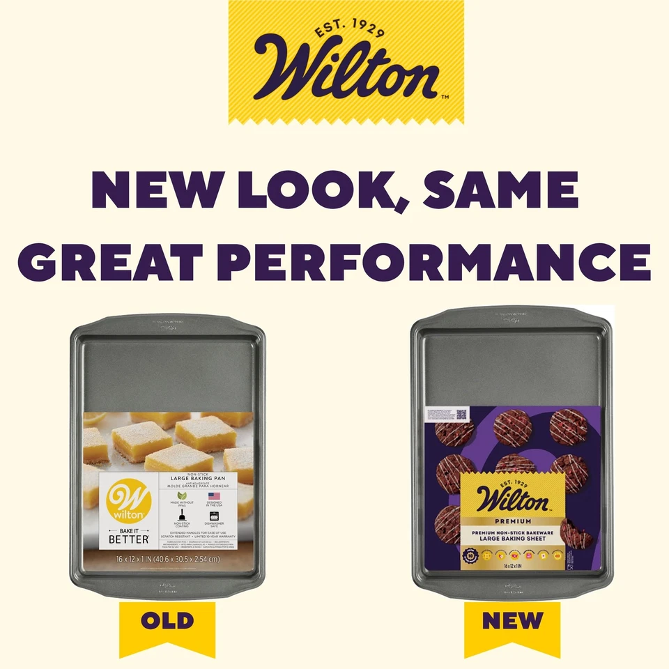 Wilton Premium Antiadherente Grande Hoja para Galletas 16"x12" Bandeja para Hornear, Foto 2 de 4