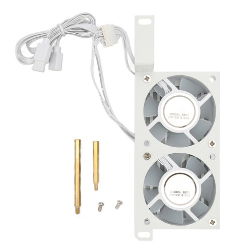 White Memory Cooling Fan Double 6025PWM 1000 To 3000RPM 5V 3Pin Aura Sync ARG DY - Afbeelding 3 van 12