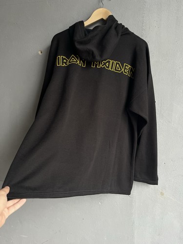 Vintage 1992 Iron Maiden Black Men’s Hoodie Band Rock Music Size XL - Picture 12 of 12