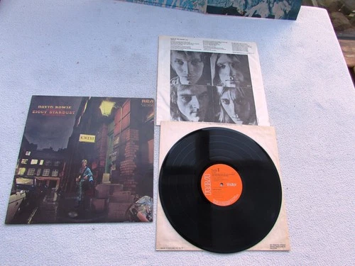 DAVID BOWIE LP ZIGGY STARDUST ORIG UK 1972 1st PRESS EX+ VINYL NO MAINMAN