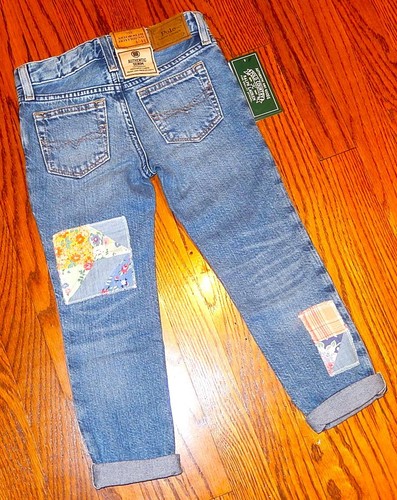 POLO RALPH LAUREN AUTHENTIC GIRLS ORIGINAL BRAND NEW 2Pc JEANS SET Size 4, NWT - Picture 13 of 14
