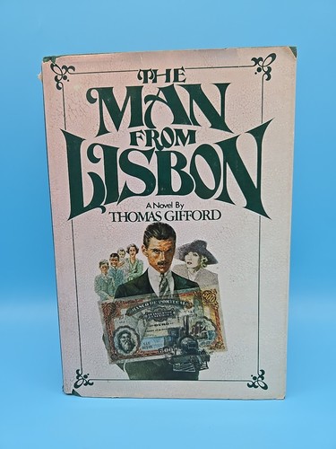 The Man from Lisbon 1997 Alves Reis Vtg True Crime Novel Thomas Gifford HBDJ - Picture 1 of 10