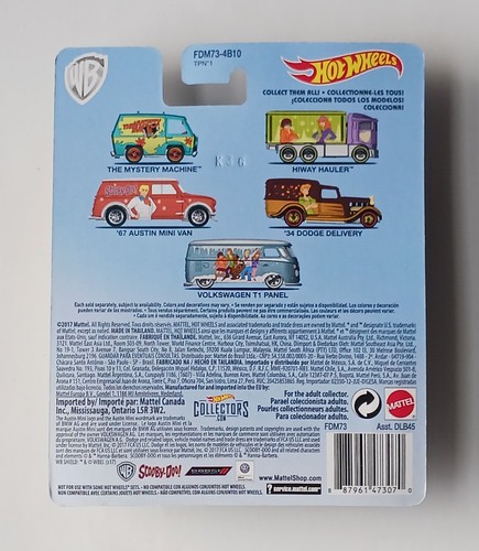 2017 Hot Wheels Scooby-Doo 5 Car Set - Picture 7 of 11