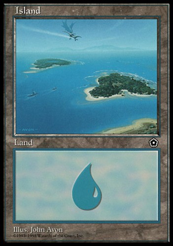 Island (154) - Portal Second Age #154 MTG Magic The Gathering - Picture 1 of 1