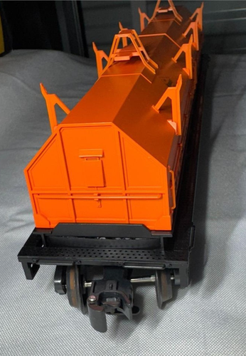 VINTAGE K-LINE Freight car THE MILWAUKEE ROAD O SCALE NIB K676-1371 Coil car - Picture 4 of 15