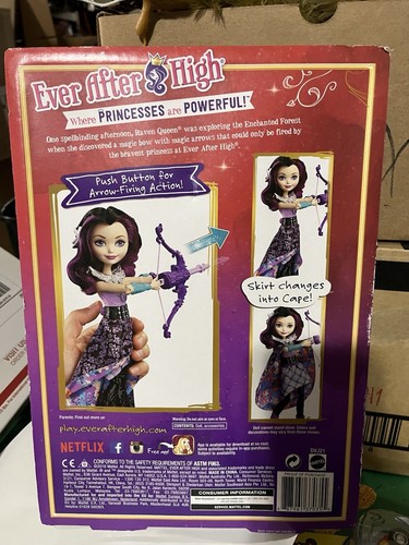 Ever After High Magic Arrow Raven Queen Daughter Of Evil Queen Doll, NEW - Picture 7 of 10