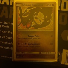 Pokémon TCG Shining Rayquaza Card Shining Legends Holo Rare 56/73 LP Condition