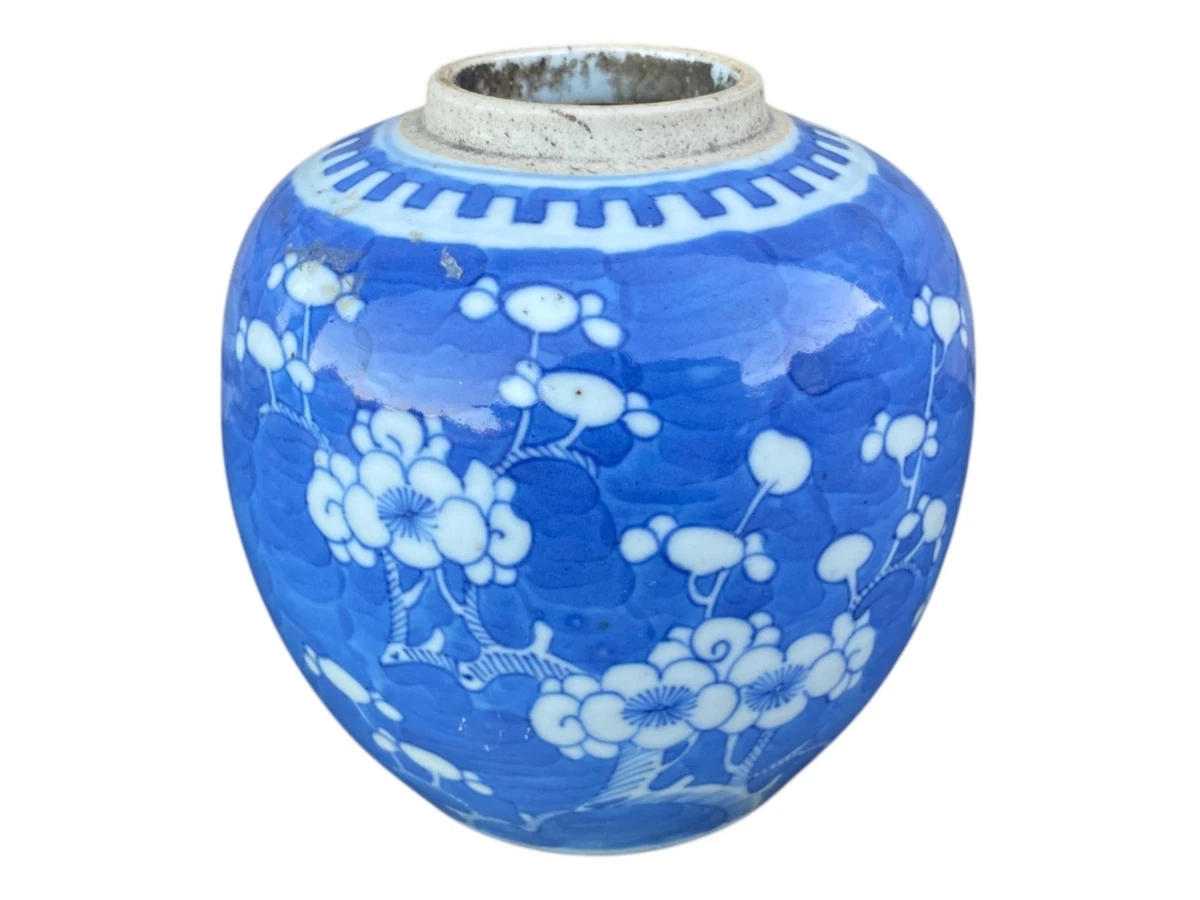 陶瓷蓝色1850-1899 中国古董花瓶| eBay