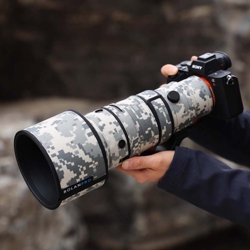 Rolanpro Waterproof Camo Lens Coat for Sigma 500mm F5.6 DG DN Sports Rain Cover - Picture 10 of 27