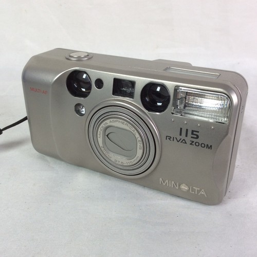 MINOLTA RIVA ZOOM 115 35mm Film Point and Shoot Kamera & Tasche - Bild 17 von 24
